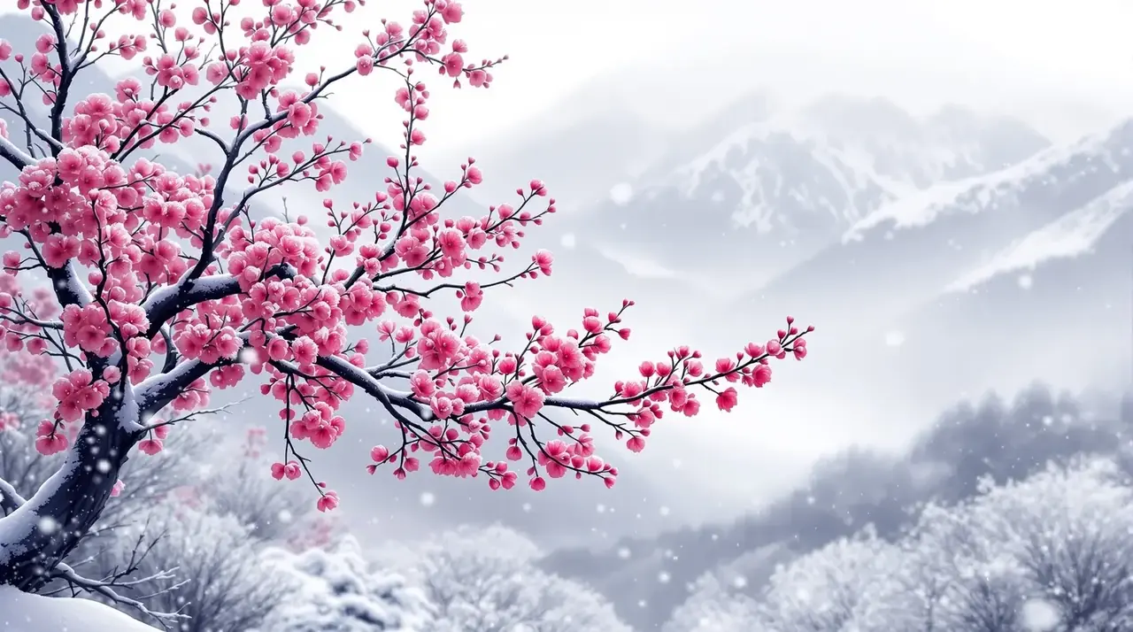 污视频在线 冬季电影 雪景题材 冬日故事 冬日梅花雪景